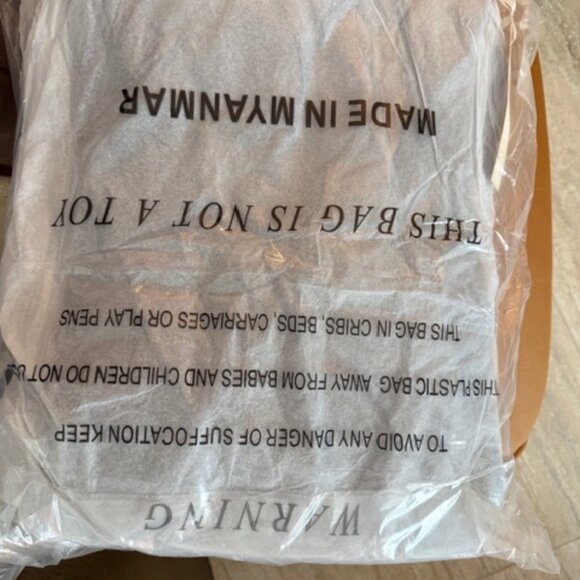 Unopened David's Bridal Galina Signature Sculpting Satin Off-the-Shoulder Dress - Picture 5 of 5